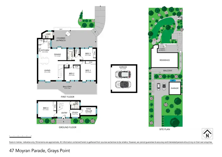 Floorplan of Homely house listing, 47 Moyran Parade, Grays Point NSW 2232