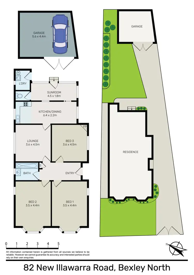 Floorplan of Homely house listing, 82 New Illawarra Road, Bexley North NSW 2207