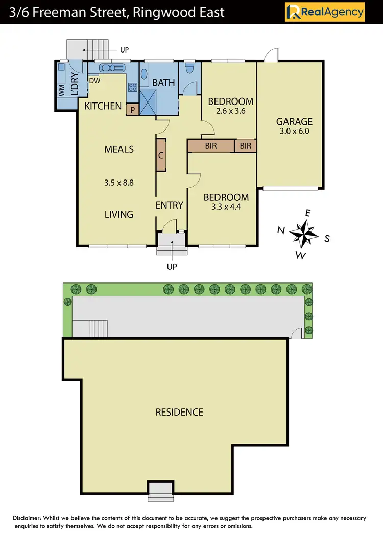 Floorplan of Homely unit listing, 3/6 Freeman Street, Ringwood East VIC 3135