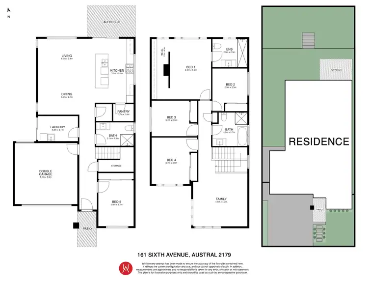 Floorplan of Homely house listing, 161 Sixth Avenue, Austral NSW 2179