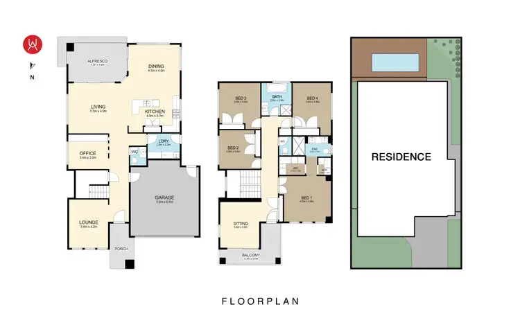 Floorplan of Homely house listing, 4 Hertfordshire Street, Elizabeth Hills NSW 2171