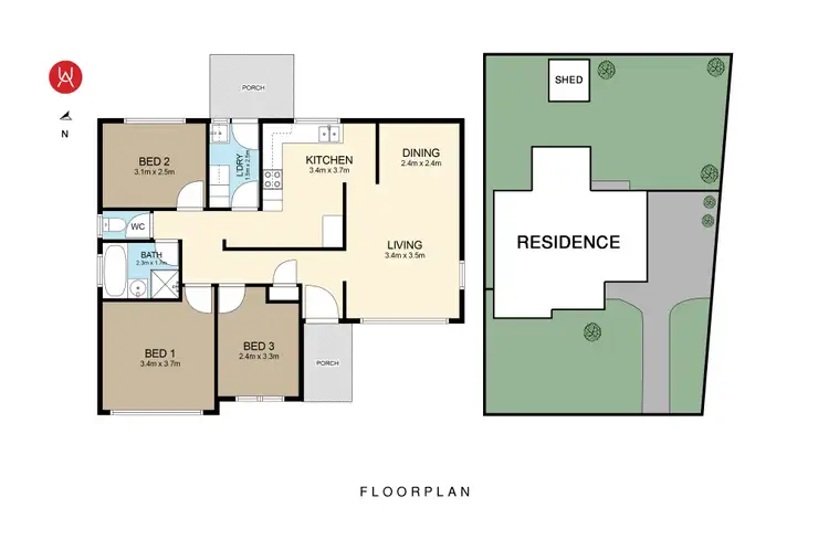 Floorplan of Homely house listing, 88 Wilson Road, Bonnyrigg Heights NSW 2177