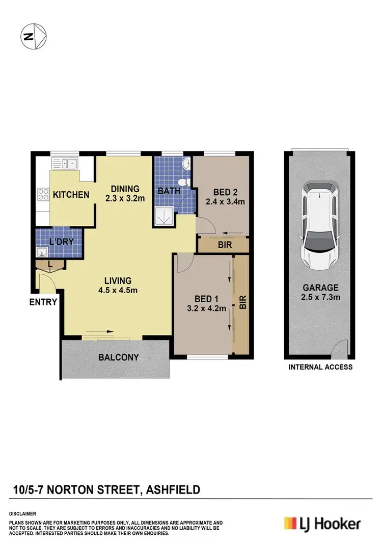 Floorplan of Homely unit listing, 10/5-7 Norton Street, Ashfield NSW 2131