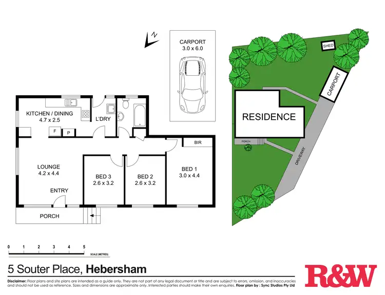 Floorplan of Homely house listing, 5 Souter Place, Hebersham NSW 2770