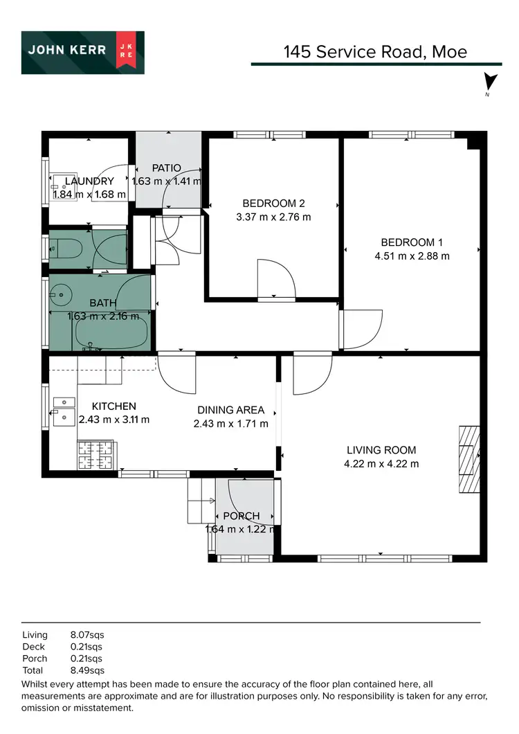 Floorplan of Homely house listing, 145 Service Road, Moe VIC 3825