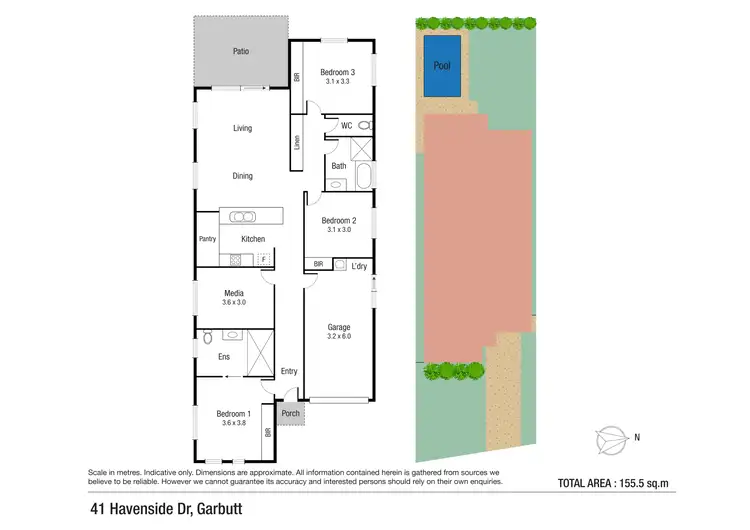 Floorplan of Homely house listing, 41 Havenside Drive, Garbutt QLD 4814
