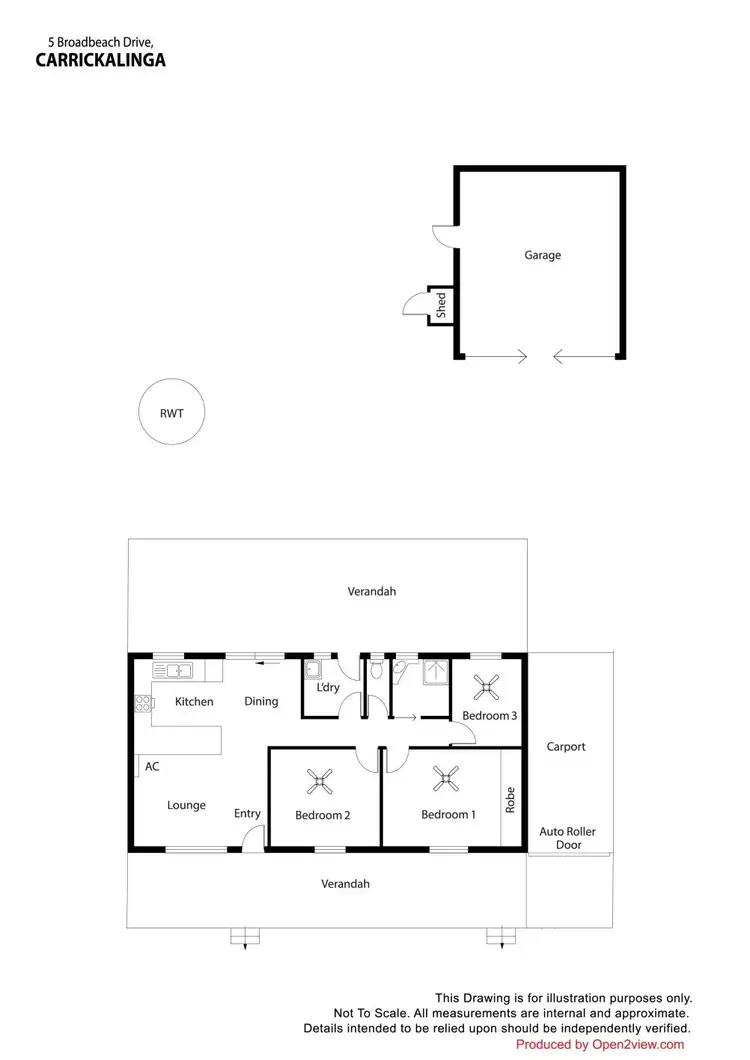 Floorplan of Homely house listing, 5 Broadbeach Drive, Carrickalinga SA 5204