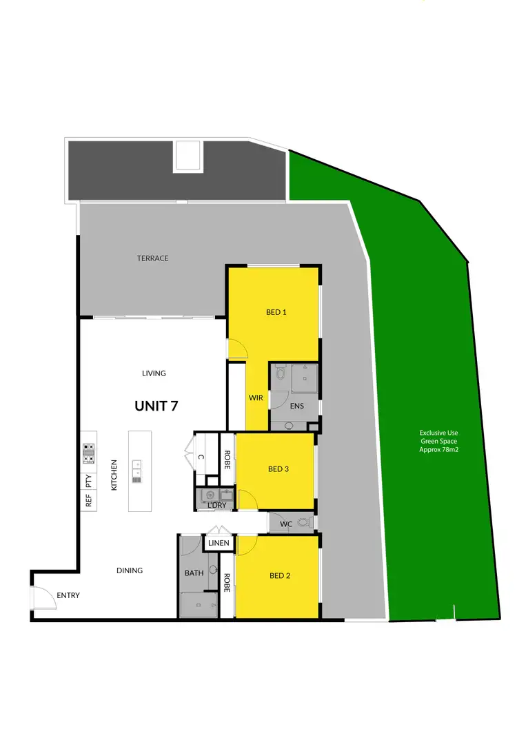 Floorplan of Homely unit listing, 7/112 Osborne Road, Mitchelton QLD 4053