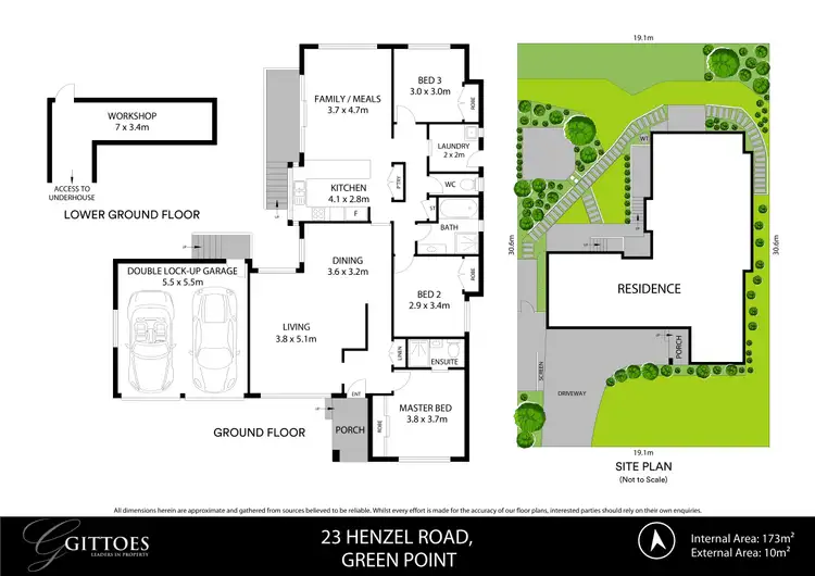 Floorplan of Homely house listing, 23 Henzel Road, Green Point NSW 2251