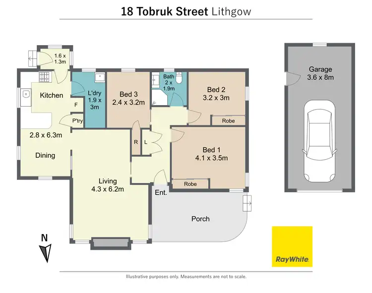 Floorplan of Homely house listing, 18 Tobruk Street, Lithgow NSW 2790