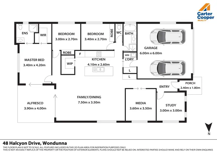 Floorplan of Homely house listing, 48 Halcyon Drive, Wondunna QLD 4655