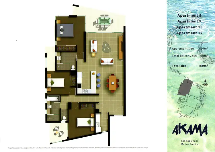 Floorplan of Homely unit listing, 5/625 Esplanade, Urangan QLD 4655