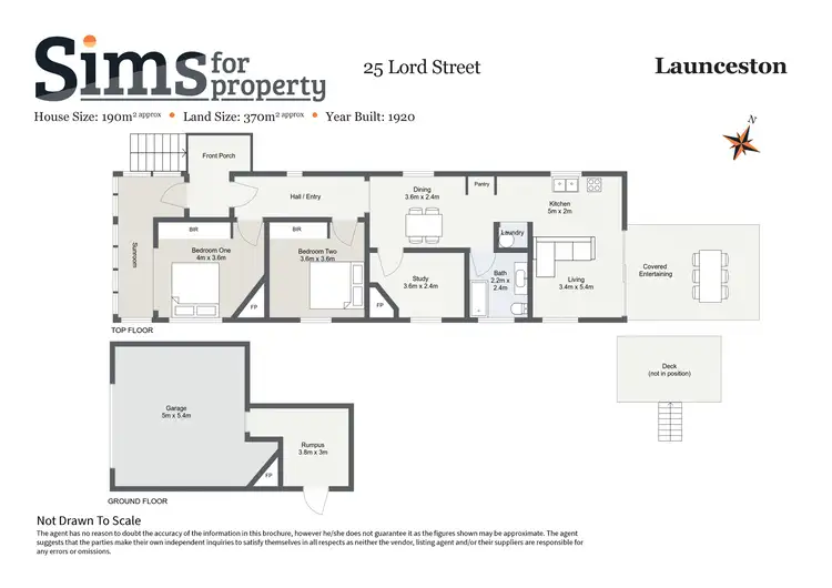 Floorplan of Homely house listing, 25 Lord Street, Launceston TAS 7250