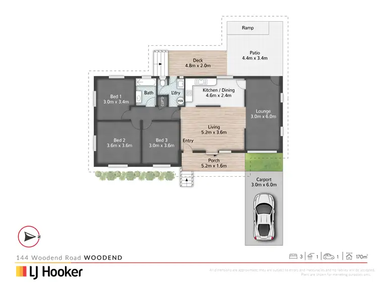 Floorplan of Homely house listing, 144 Woodend Road, Woodend QLD 4305