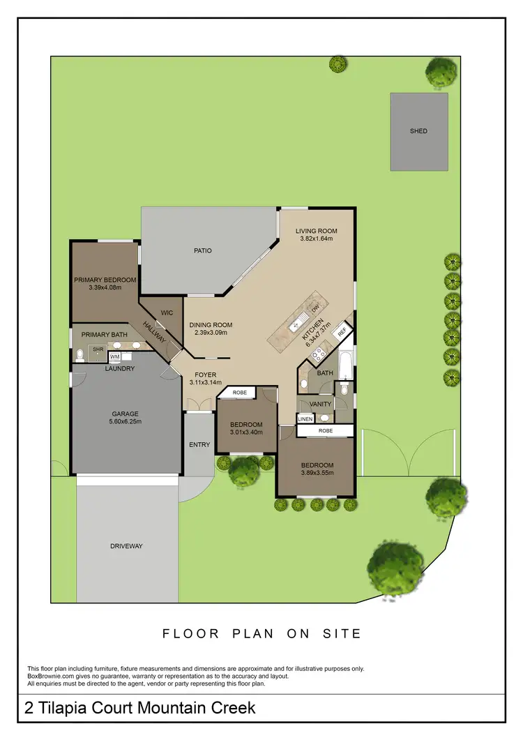 Floorplan of Homely house listing, 2 Tilapia Court, Mountain Creek QLD 4557