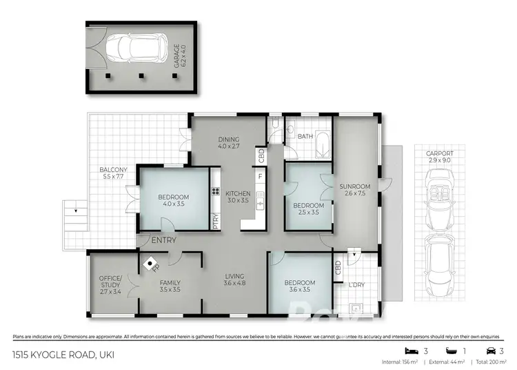 Floorplan of Homely house listing, 1515 Kyogle Road, Uki NSW 2484