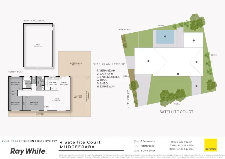 Floorplan of Homely house listing, 4 Satellite Court, Mudgeeraba QLD 4213