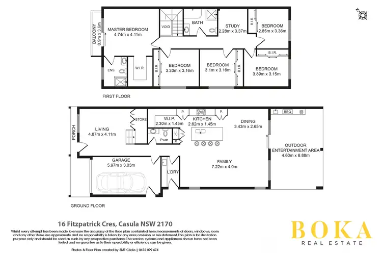 Floorplan of Homely house listing, 16a Fitzpatrick Crescent, Casula NSW 2170