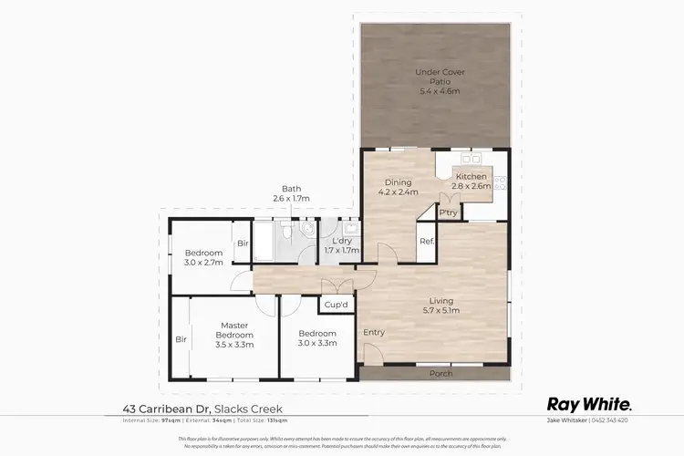 Floorplan of Homely house listing, 43 Carribean Drive, Slacks Creek QLD 4127