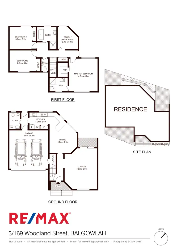 Floorplan of Homely townhouse listing, 3/169 Woodland St, Balgowlah NSW 2093