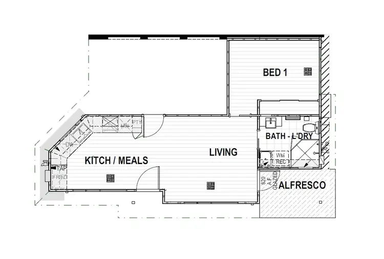 Floorplan of Homely house listing, 51A Rinaldo Crescent, Coolbellup WA 6163