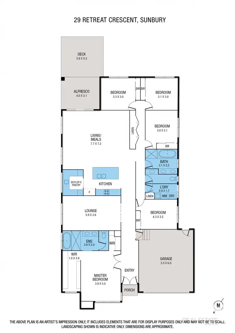 Floorplan of Homely house listing, 29 Retreat Crescent, Sunbury VIC 3429