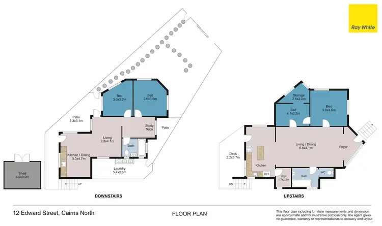 Floorplan of Homely house listing, 12 Edward Street, Cairns North QLD 4870