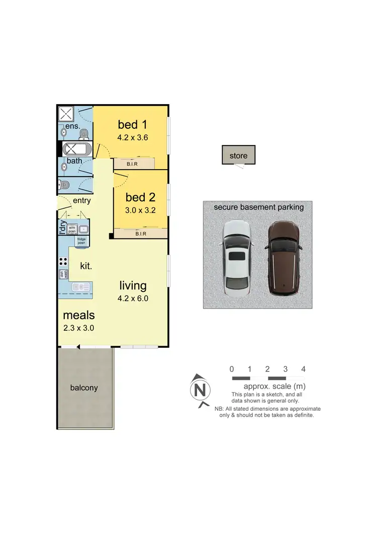 Floorplan of Homely apartment listing, 15/213 Normanby Road, Notting Hill VIC 3168