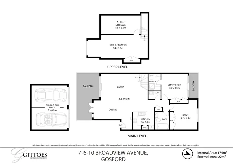 Floorplan of Homely apartment listing, 7/6-10 Broadview Avenue, Gosford NSW 2250