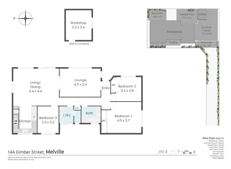 Floorplan of Homely house listing, 14A Gimber Street, Melville WA 6156