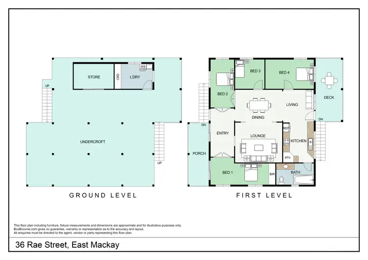 Floorplan of Homely house listing, 36 Rae Street, East Mackay QLD 4740