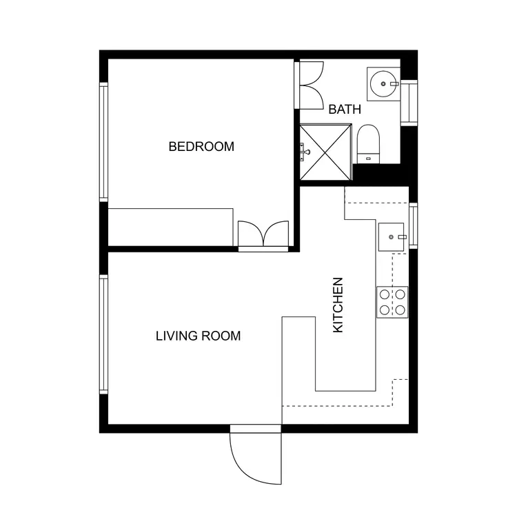 Floorplan of Homely apartment listing, 12/3 Port Arthur Street, Lyons ACT 2606