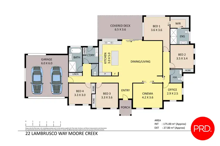 Floorplan of Homely house listing, 22 Lambrusco Way, Tamworth NSW 2340