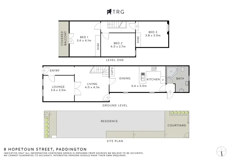 Floorplan of Homely house listing, 8 Hopetoun Street, Paddington NSW 2021