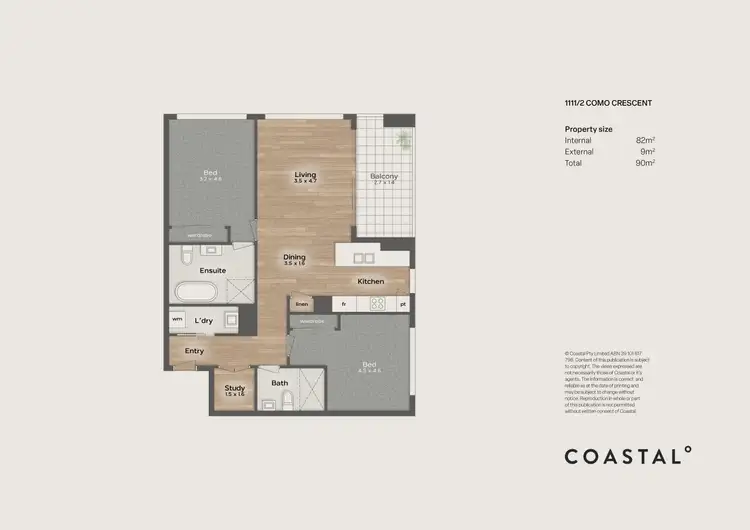 Floorplan of Homely apartment listing, 1111/2 Como Crescent, Southport QLD 4215