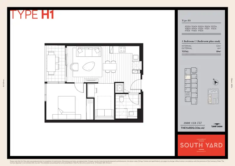 Floorplan of Homely apartment listing, 504/11 Carriage Street, Bowen Hills QLD 4006