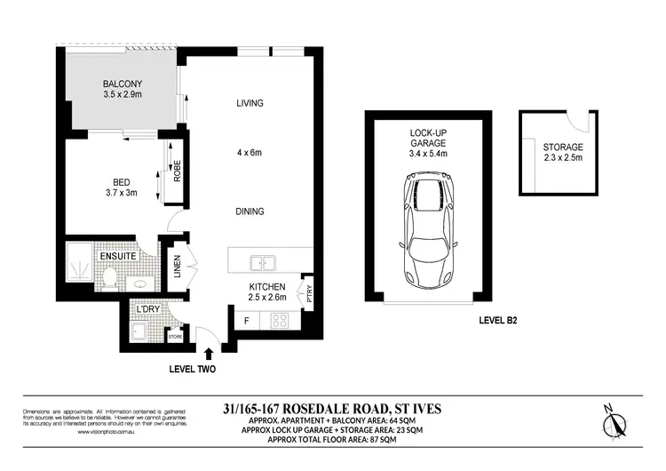 Floorplan of Homely apartment listing, 31/165-167 Rosedale Road, St Ives NSW 2075