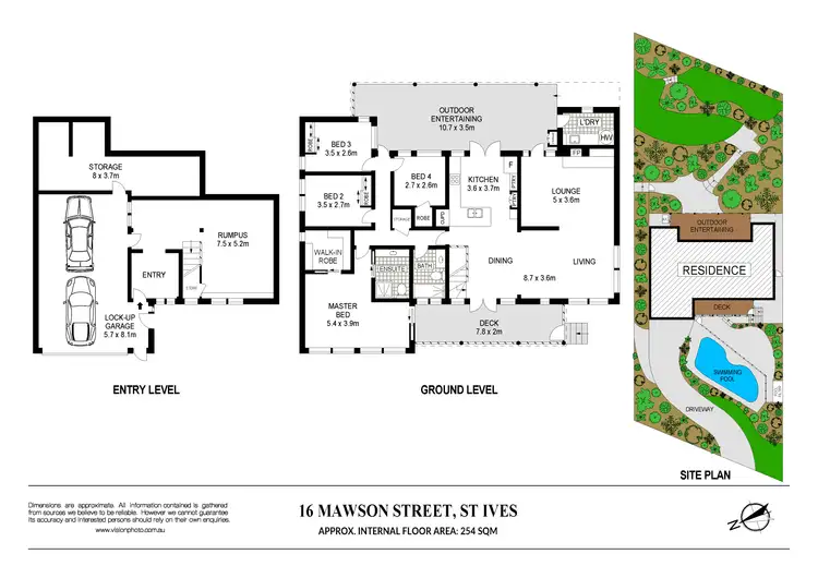 Floorplan of Homely house listing, 16 Mawson Street, St Ives NSW 2075