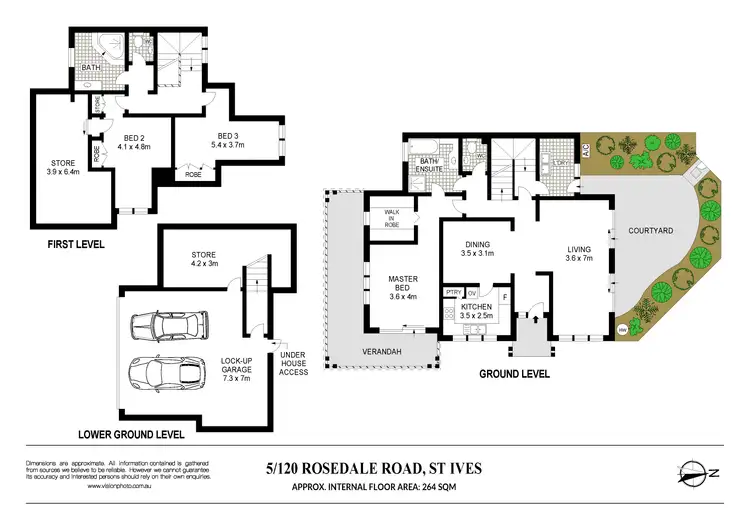 Floorplan of Homely townhouse listing, 5/120 Rosedale Road, St Ives NSW 2075