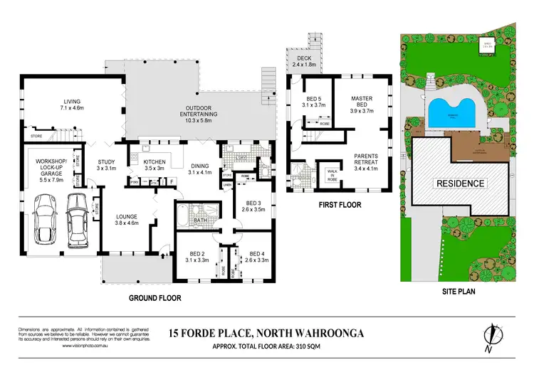 Floorplan of Homely house listing, 15 Forde Place, Wahroonga NSW 2076