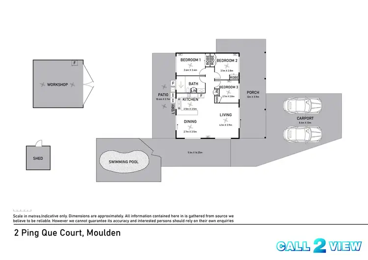 Floorplan of Homely house listing, 2 Ping Que Ct, Moulden NT 830