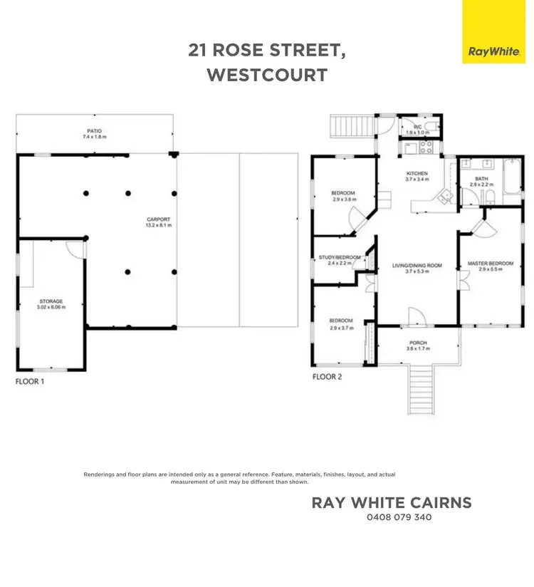 Floorplan of Homely house listing, 21 Rose Street, Westcourt QLD 4870