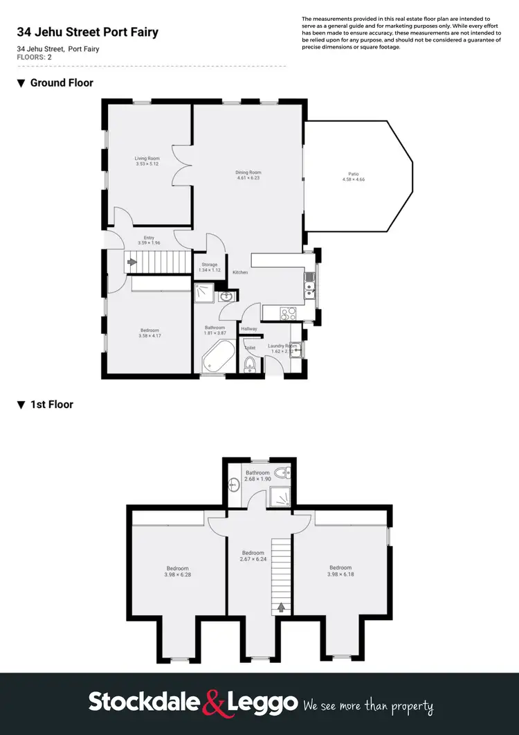Floorplan of Homely house listing, 34 Jehu Street, Port Fairy VIC 3284