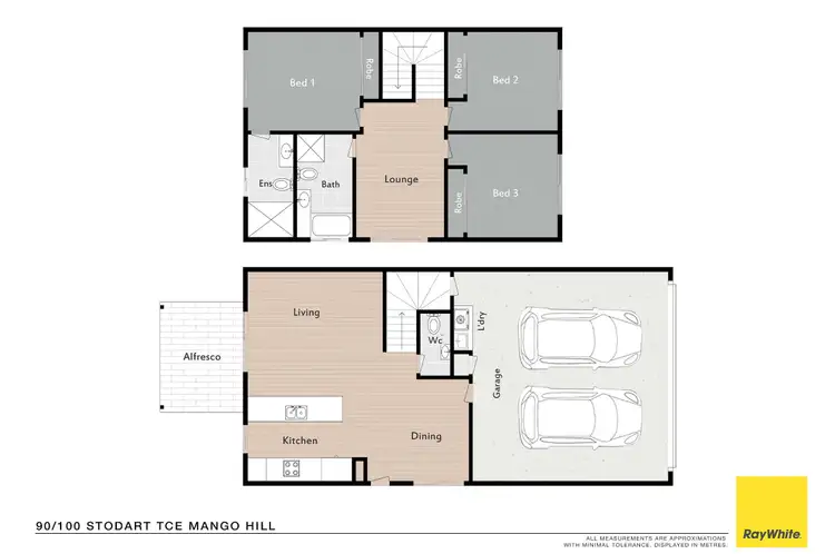 Floorplan of Homely townhouse listing, 90/100 Stodart Terrace, Mango Hill QLD 4509