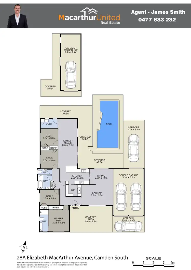 Floorplan of Homely house listing, 28A Elizabeth Macarthur Avenue, Camden South NSW 2570