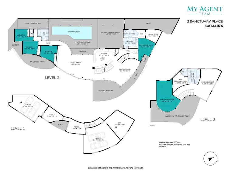 Floorplan of Homely house listing, 3 Sanctuary Place, Catalina NSW 2536