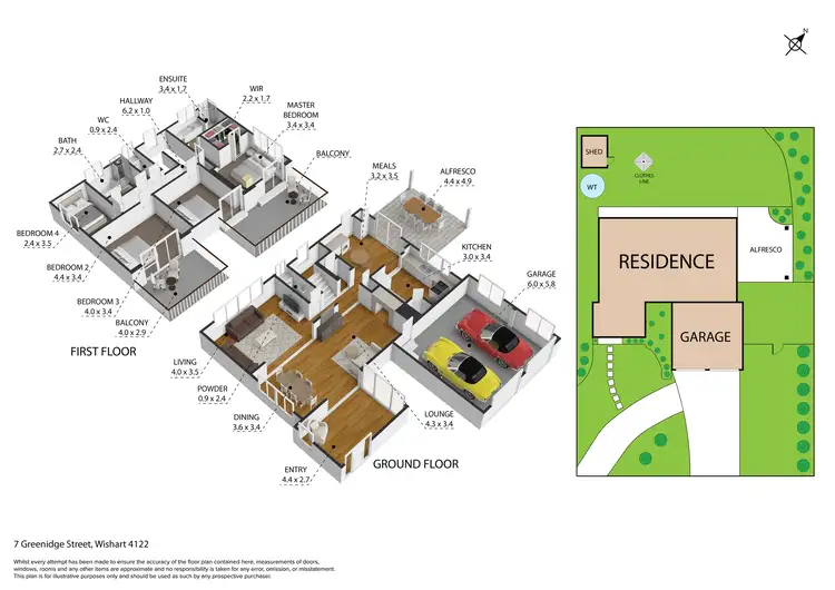 Floorplan of Homely house listing, 7 Greenidge Street, Wishart QLD 4122