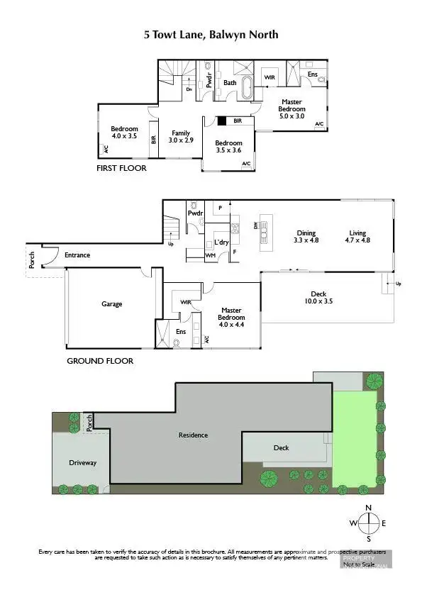 Floorplan of Homely house listing, 5 Towt Lane, Balwyn North VIC 3104