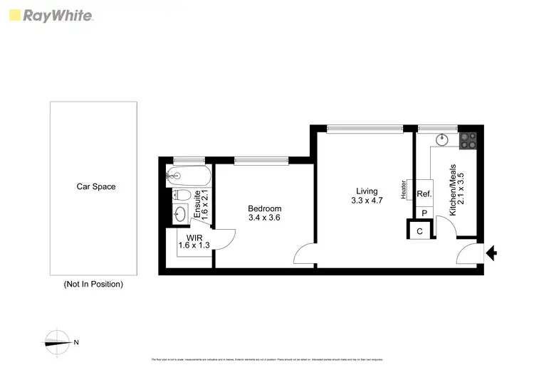 Floorplan of Homely apartment listing, 6/612 Moreland Road, Brunswick West VIC 3055