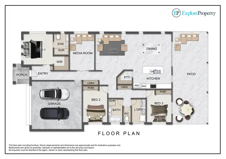 Floorplan of Homely house listing, 30 Alan Street, Marian QLD 4753